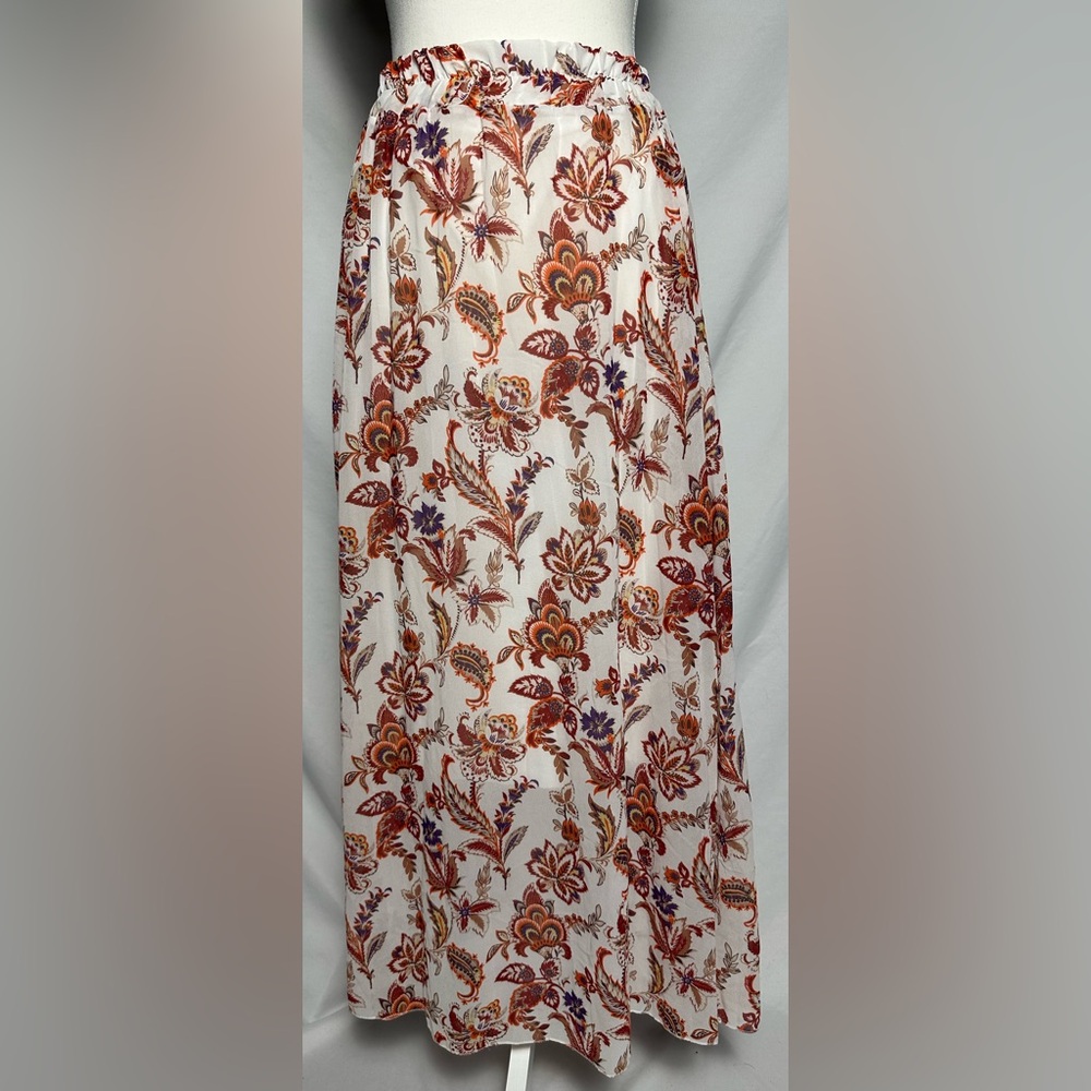 PHILHARMONIE BY GRACE Floral Boho Summer Vacation Maxi Skirt Size‎ S